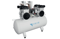 Compresseur à piston 90 L sans huile avec sécheur S-AIR MED 4CV pression max 8b.