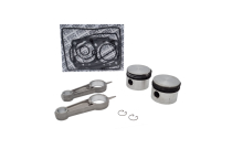 Kit contenant bielles complètes, pistons, segments et joints pour tête MK103