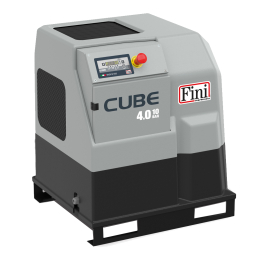 CUBE 4.0/10 - Compresseur à vis à entrainement direct 4 kW 10 bar