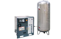 K-MAX 7.5/13/VS/500VG - Compresseur à vis vitesse variable 7.5 kW 13b cuve 500 L