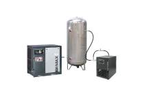 K-MAX 15/10/500VG/ES - Pack 15 kW 10 bar réservoir galvanisé 500 L sécheur P+
