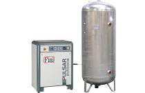 PULSAR K30/5.5T/500VG - Compresseur à piston 5,5 CV cuve galvanisée 500 L 13 bar